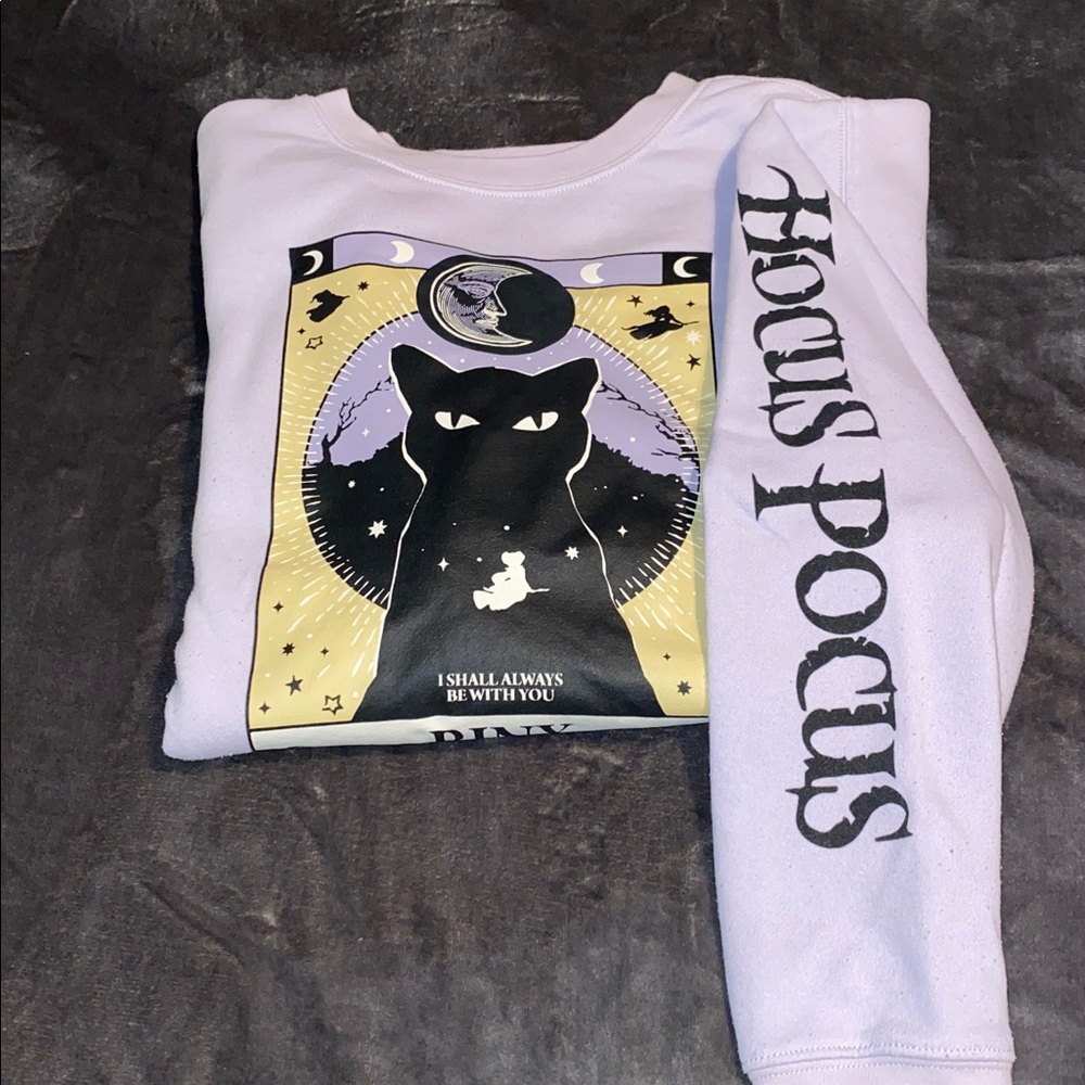 Disney Hocus Pocus BINX Lavender Sweatshirt